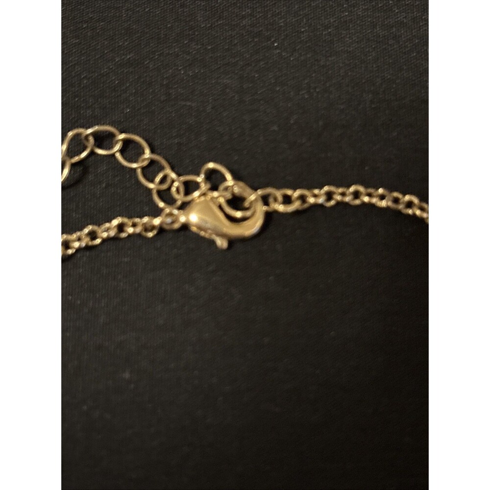 Cato C1946 Signed 15” Goldtone Fringe Style Necklace Links And Chain - Picture 3 of 5